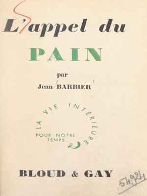 cover image of L'appel du pain